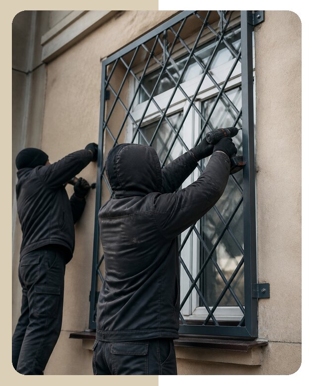 Установка антивандальных решеток на окна в Кирове